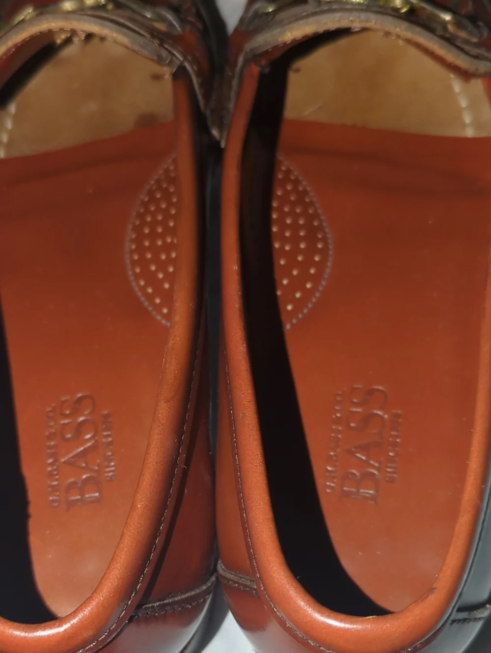 Vintage 80s Bass Women’s Brown Leather Penny Loafers
